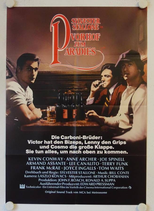 Paradise Alley original release german movie poster